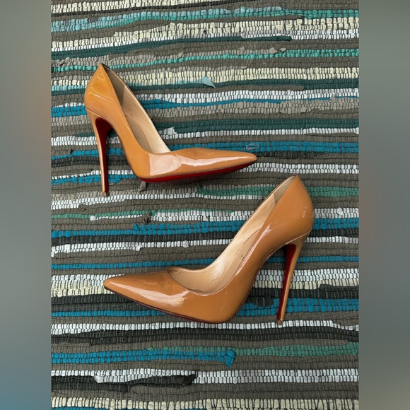 Nude Patent Leather Christian Louboutin So Kate Sz 36 1/2